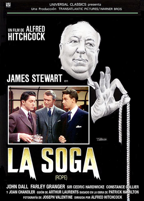 La soga, de Hitchcock. Un crimen en plano secuencia