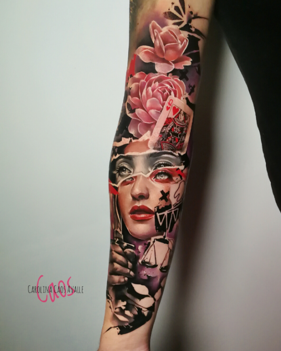 Carolina Caos Avalle. Realismo Avant- Garde en el arte del tattoo